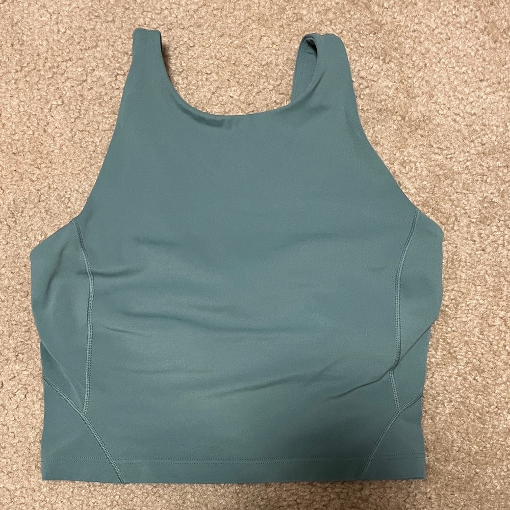 Lululemon Align High-Neck Tank Top in Tidewater Teal - Size 4